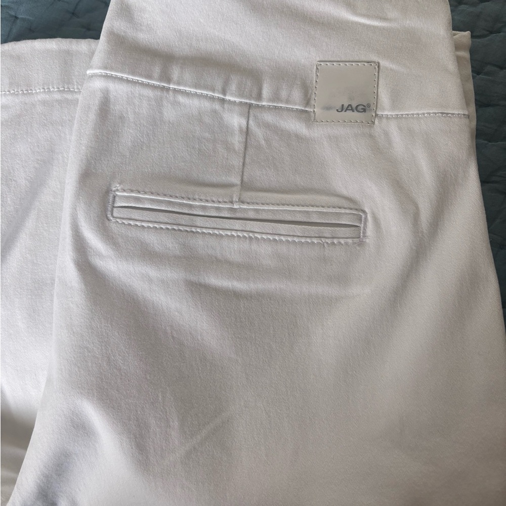 Jag Jeans White Chinos with Decorative Stitching - Picture 5 of 6